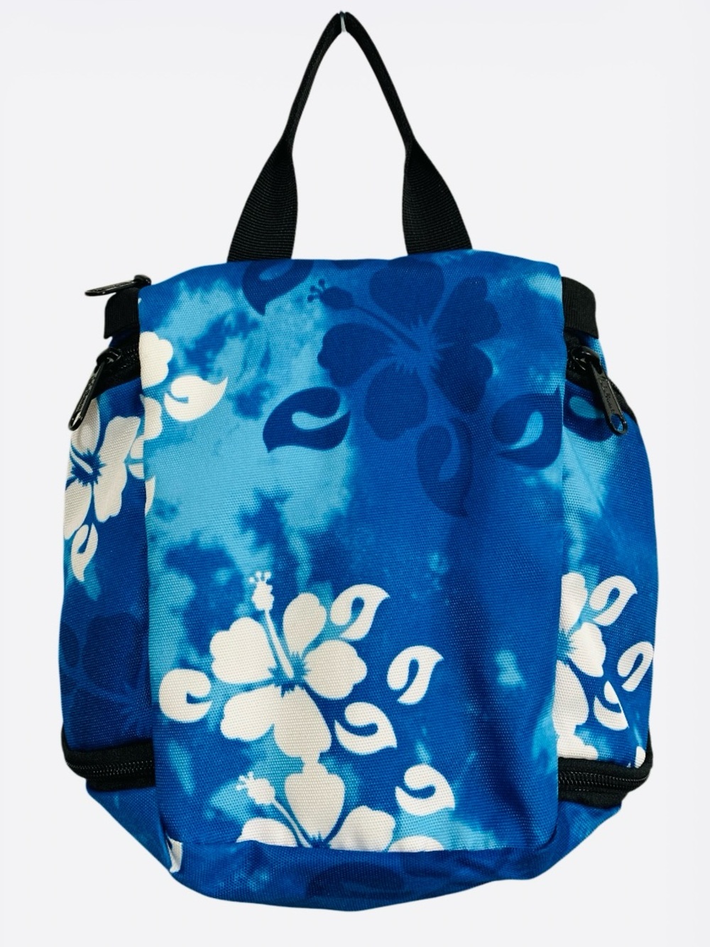 L.L. Bean Hawaiian Floral Print Travel Toiletries Bag - Picture 2 of 8